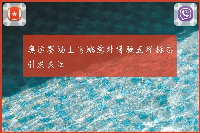 奥运赛场上飞蛾意外停驻五环标志引发关注