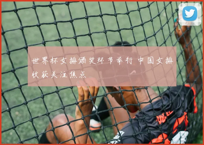 世界杯女排颁奖环节举行 中国女排收获关注焦点