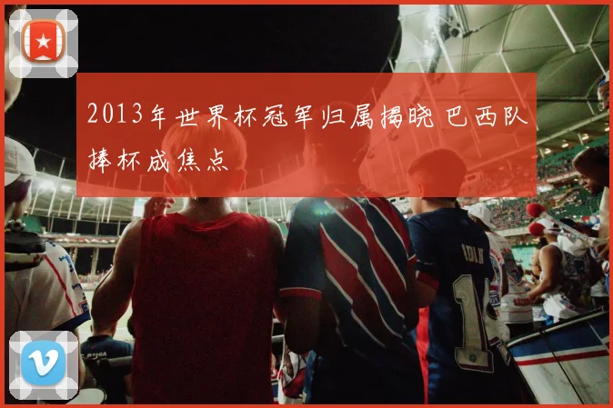 2013年世界杯冠军归属揭晓 巴西队捧杯成焦点